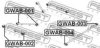 FEBEST GWAB-004 Control Arm-/Trailing Arm Bush